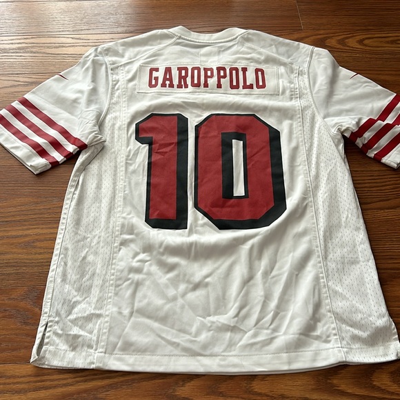 Nike Garoppolo White San Francisco 49ers 75th Anniversary Limited Jersey Mens‎ M - Picture 8 of 8